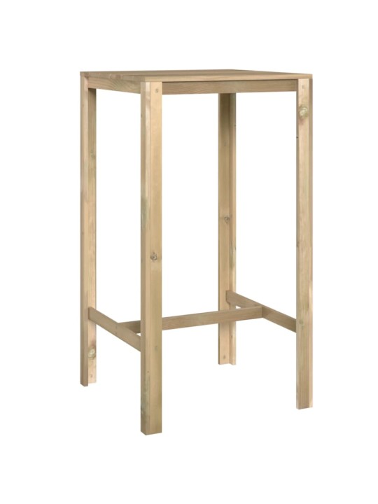 Barový stůl 60 x 60 x 110 cm impregnovaná borovice