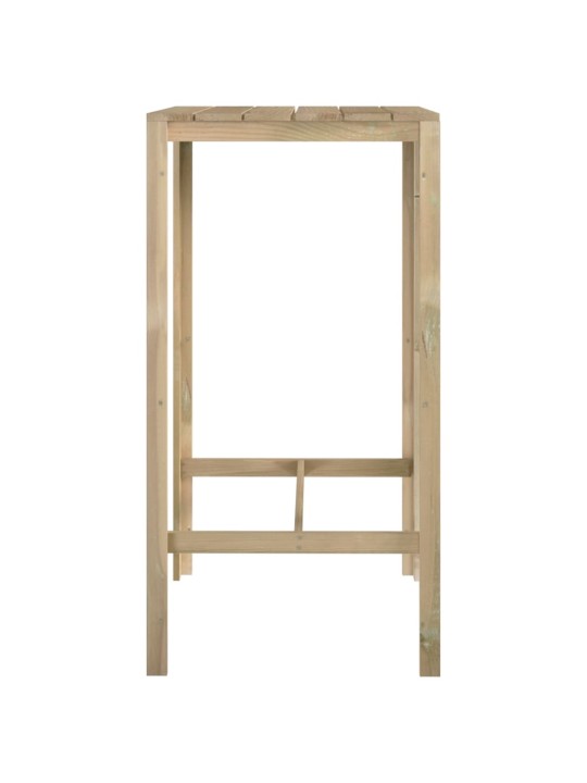 Barový stůl 60 x 60 x 110 cm impregnovaná borovice