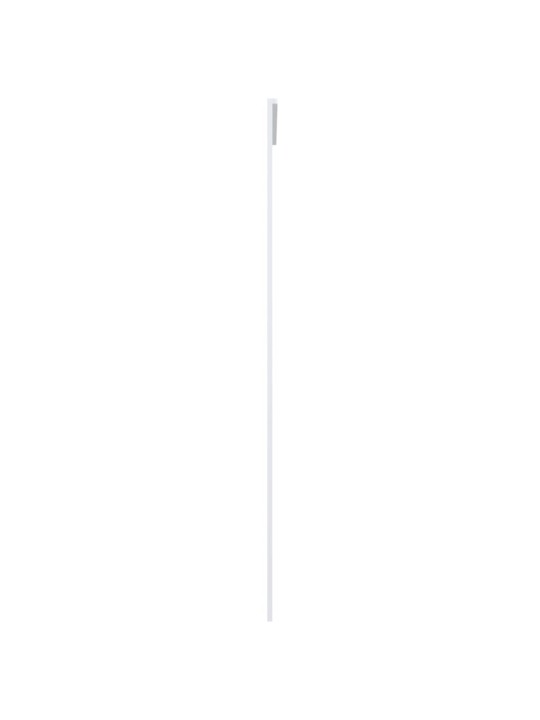 Posuvné dveře ESG sklo a hliník 90 x 205 cm bílé