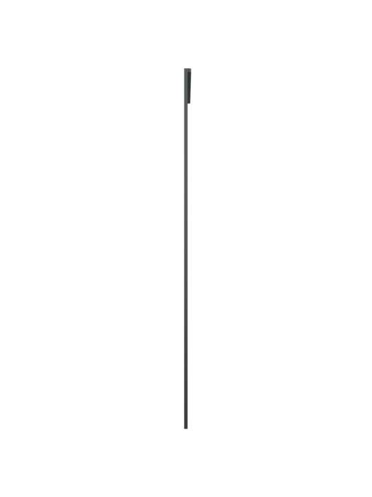 Posuvné dveře mléčné ESG sklo a hliník 102,5 x 205 cm černé