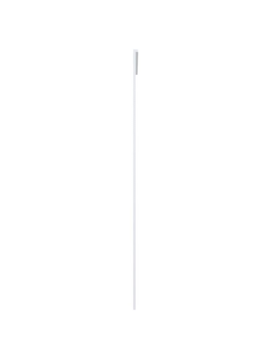 Posuvné dveře ESG sklo a hliník 102,5 x 205 cm bílé