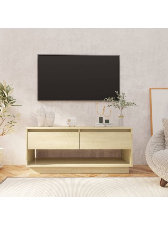 TV skříňka dub sonoma 102 x 41 x 44 cm kompozitní dřevo