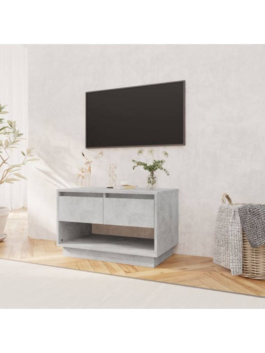 TV skříňka betonově šedá 70 x 41 x 44 cm kompozitní dřevo
