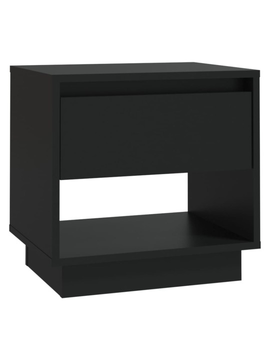 Noční stolky 2 ks černé 45 x 34 x 44 cm dřevotříska
