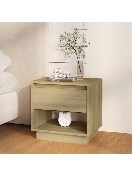 Noční stolky 2 ks dub sonoma 45 x 34 x 44 cm kompozitní dřevo