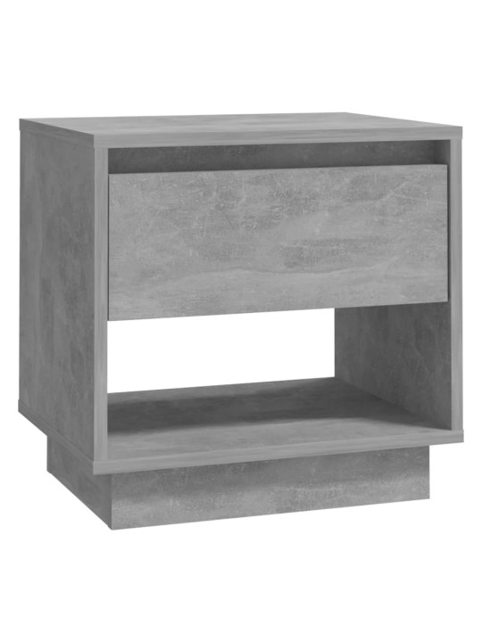 Noční stolek betonově šedý 45 x 34 x 44 cm kompozitní dřevo