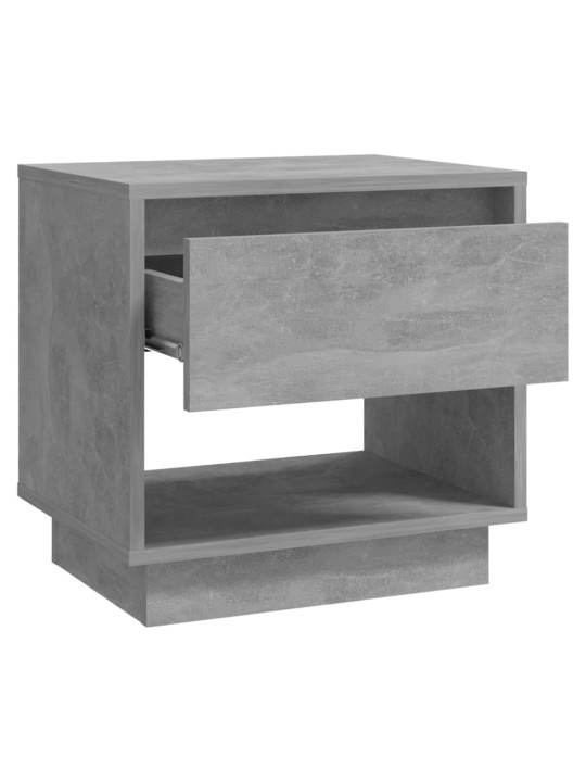 Noční stolek betonově šedý 45 x 34 x 44 cm kompozitní dřevo