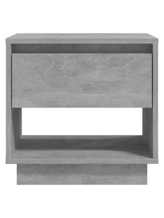 Noční stolek betonově šedý 45 x 34 x 44 cm kompozitní dřevo
