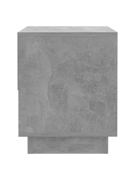 Noční stolek betonově šedý 45 x 34 x 44 cm kompozitní dřevo