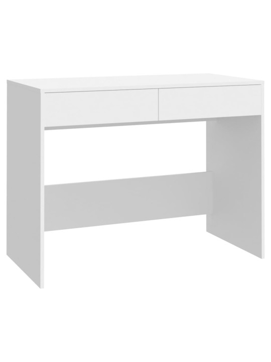 Psací stůl bílý 101 x 50 x 76,5 cm kompozitní dřevo