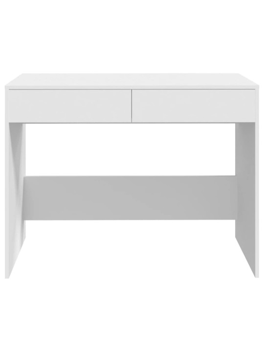 Psací stůl bílý 101 x 50 x 76,5 cm kompozitní dřevo