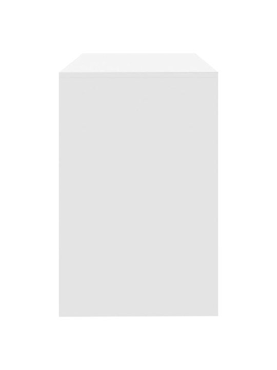 Psací stůl bílý 101 x 50 x 76,5 cm kompozitní dřevo