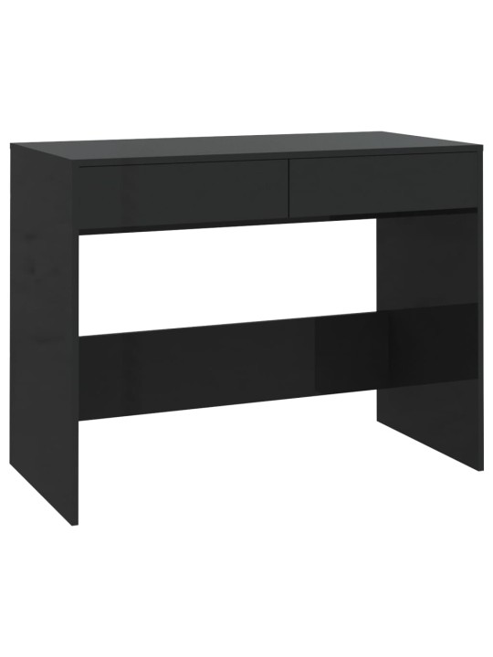Psací stůl černý 101 x 50 x 76,5 cm kompozitní dřevo