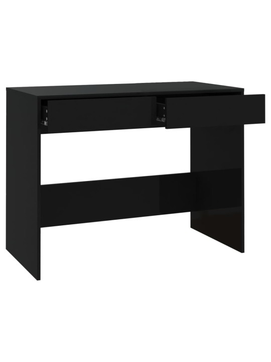 Psací stůl černý 101 x 50 x 76,5 cm kompozitní dřevo