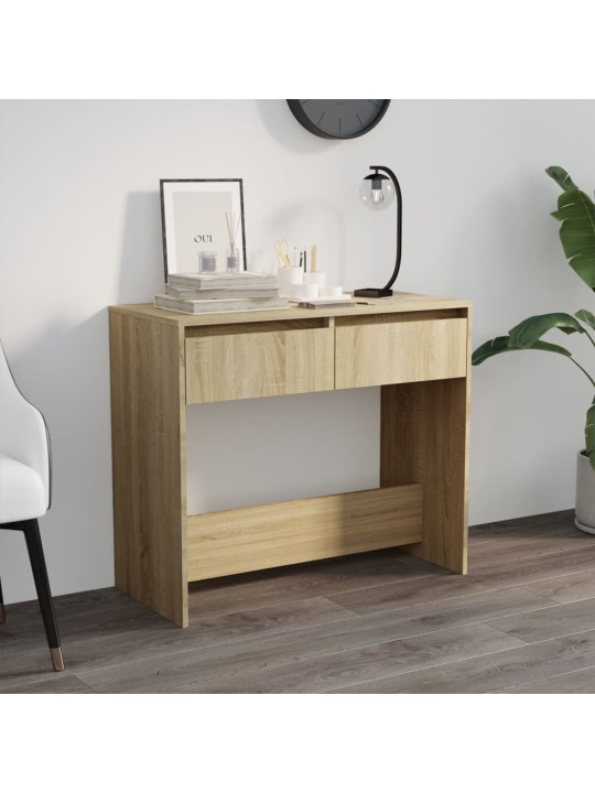 Konzolový stolek dub sonoma 89 x 41 x 76,5 cm kompozitní dřevo