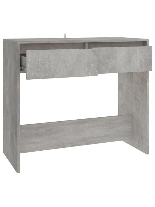 Konzolový stolek betonově šedý 89x41x76,5 cm kompozitní dřevo