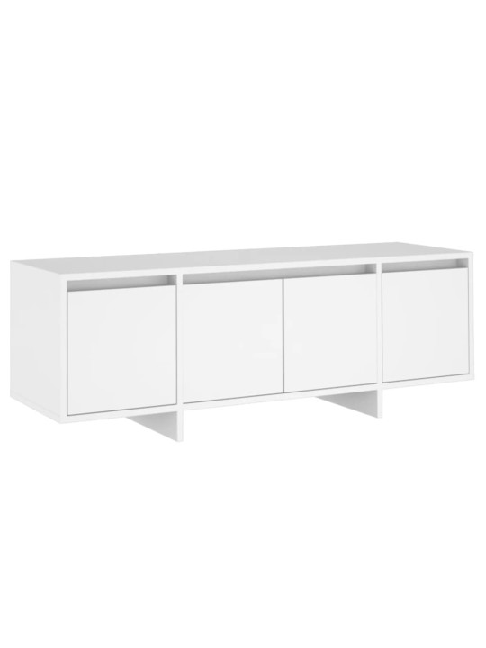 TV skříňka bílá 120 x 30 x 40,5 cm kompozitní dřevo