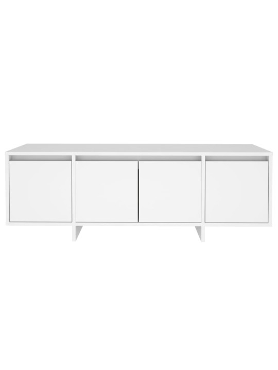 TV skříňka bílá 120 x 30 x 40,5 cm kompozitní dřevo