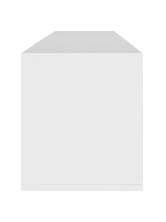 TV skříňka bílá 120 x 30 x 40,5 cm kompozitní dřevo