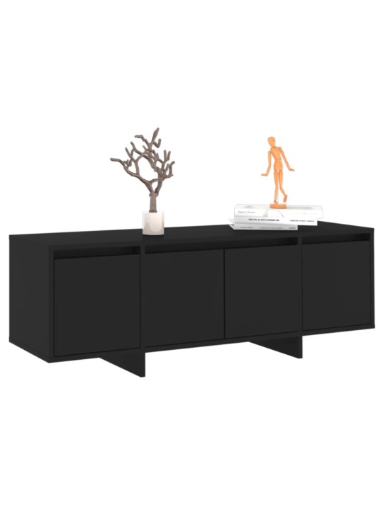 TV skříňka černá 120 x 30 x 40,5 cm kompozitní dřevo