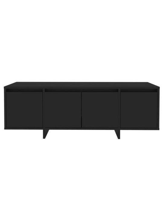 TV skříňka černá 120 x 30 x 40,5 cm kompozitní dřevo