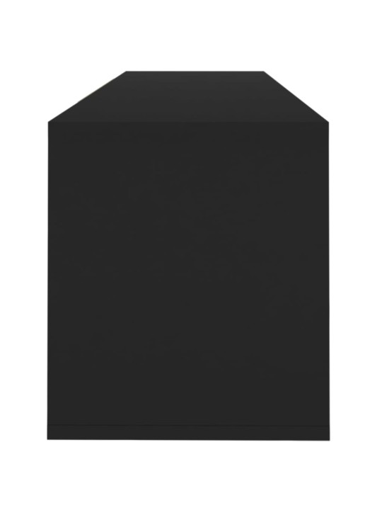 TV skříňka černá 120 x 30 x 40,5 cm kompozitní dřevo