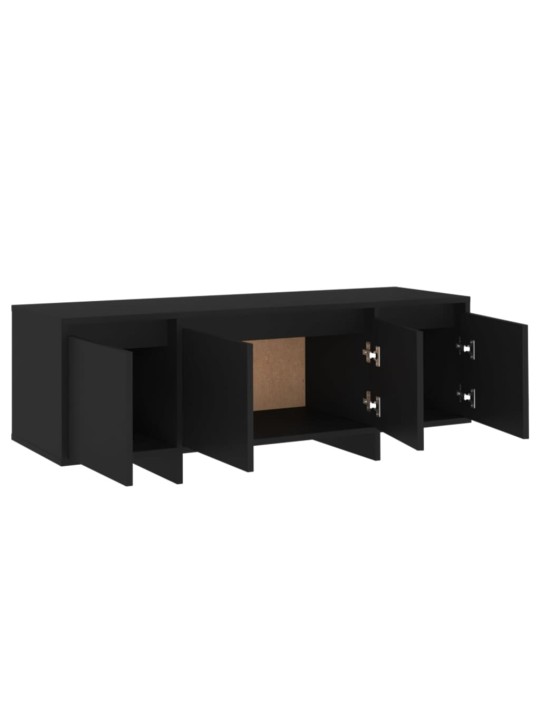 TV skříňka černá 120 x 30 x 40,5 cm kompozitní dřevo
