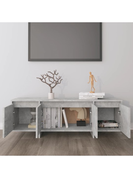 TV skříňka betonově šedá 120 x 30 x 40,5 cm kompozitní dřevo