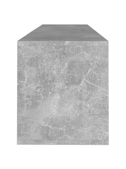 TV skříňka betonově šedá 120 x 30 x 40,5 cm kompozitní dřevo