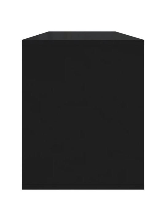 TV stolek černý 130 x 35 x 50 cm dřevotříska