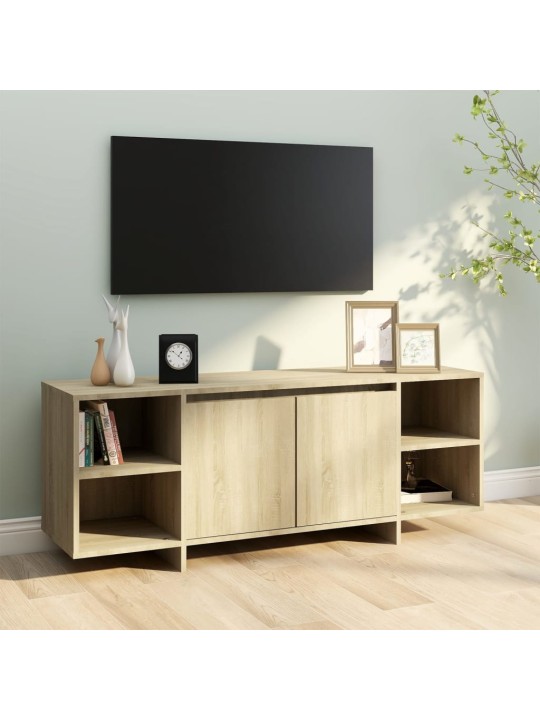 Tv stolek dub sonoma 130 x 35 x 50 cm dřevotříska