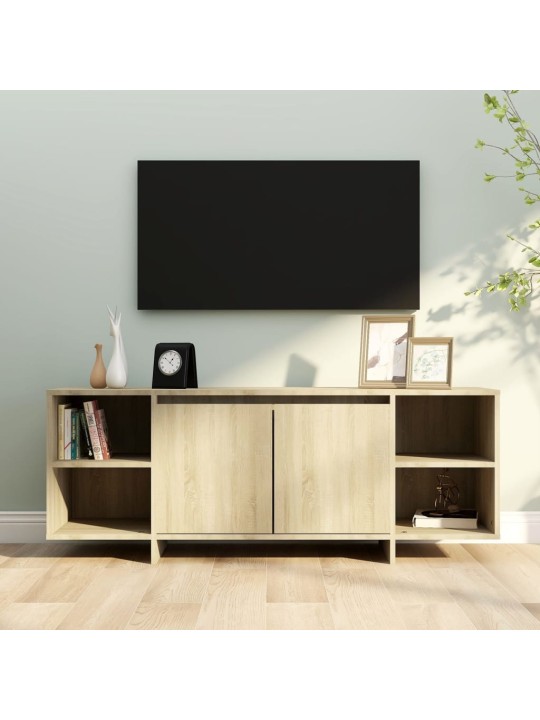 Tv stolek dub sonoma 130 x 35 x 50 cm dřevotříska