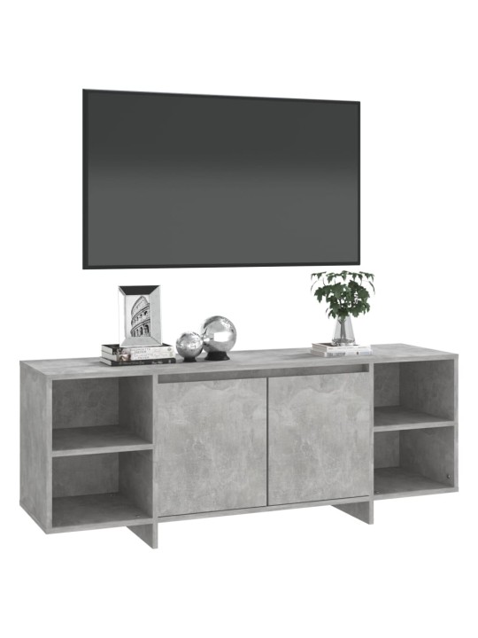 Tv stolek betonově šedý 130 x 35 x 50 cm dřevotříska