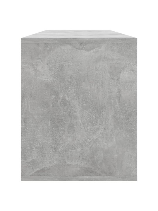 Tv stolek betonově šedý 130 x 35 x 50 cm dřevotříska