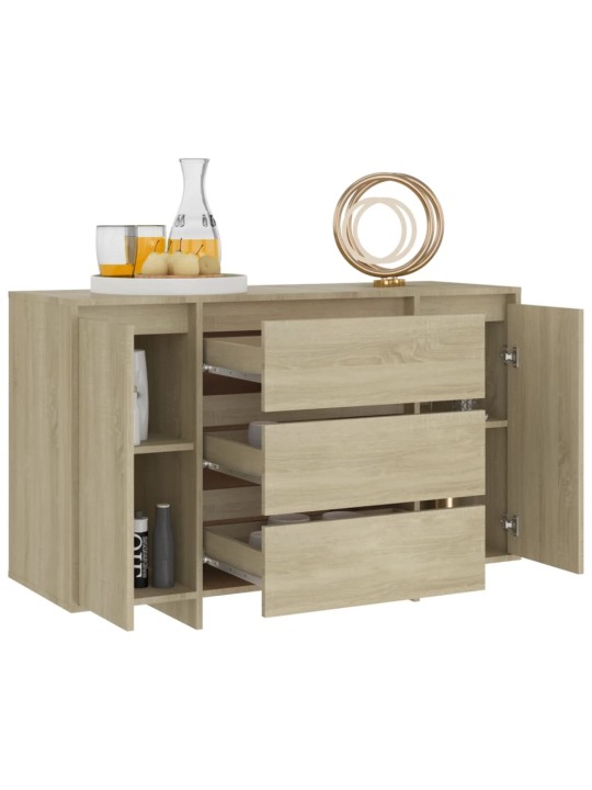 Příborník se 3 zásuvkami dub sonoma 120 x 41 x 75 cm kompozit