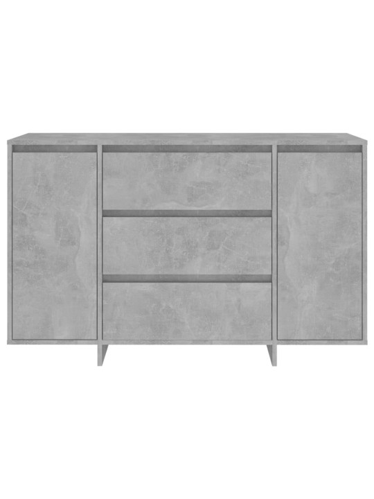 Příborník se 3 zásuvkami betonově šedý 120x41x75 cm kompozit