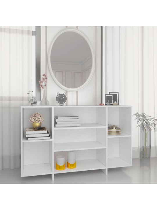 Příborník bílý 120 x 30 x 75 cm kompozitní dřevo