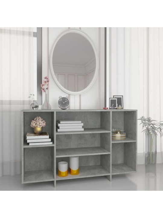 Příborník betonově šedý 120 x 30 x 75 cm kompozitní dřevo