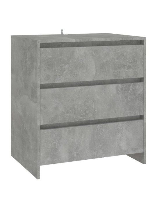 Příborník betonově šedý 70x41x75 cm kompozitní dřevo