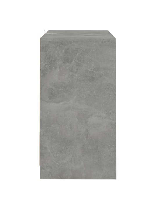 Příborník betonově šedý 70x41x75 cm kompozitní dřevo