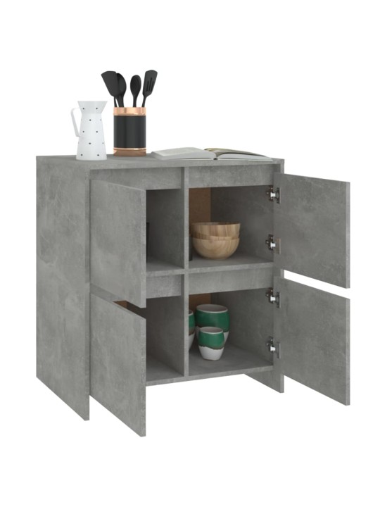 Příborník betonově šedý 70x41x75 cm kompozitní dřevo
