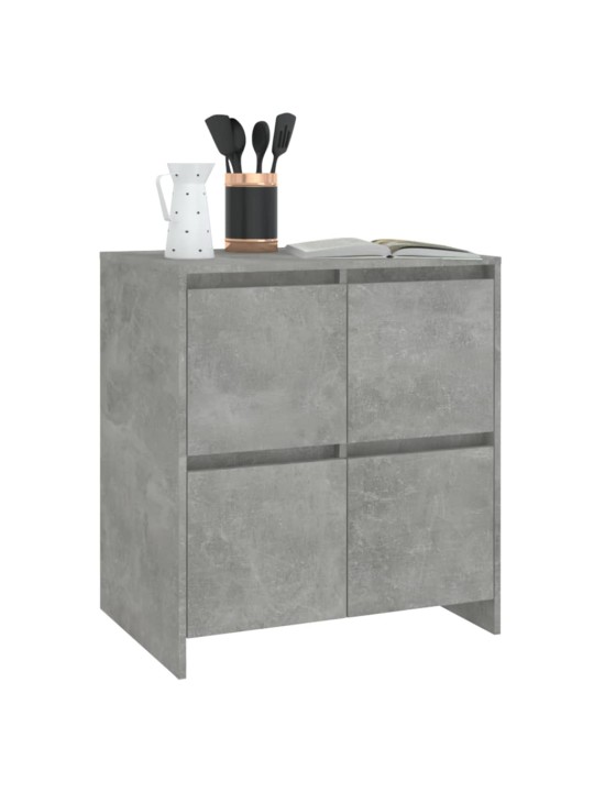 Příborník betonově šedý 70x41x75 cm kompozitní dřevo