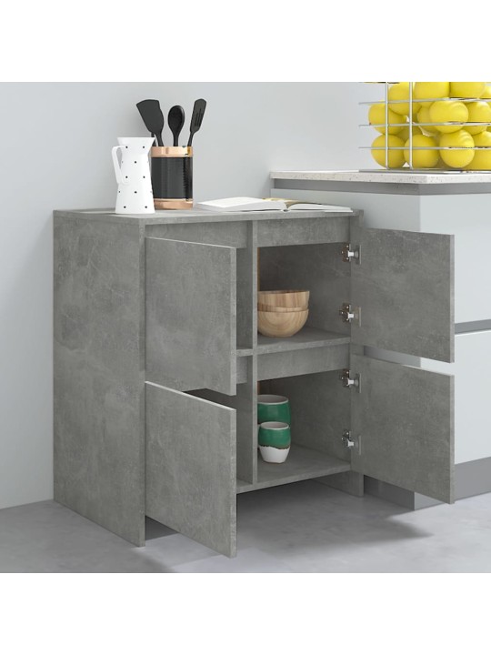 Příborník betonově šedý 70x41x75 cm kompozitní dřevo