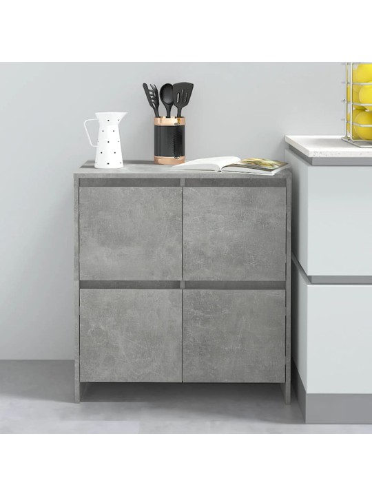 Příborník betonově šedý 70x41x75 cm kompozitní dřevo