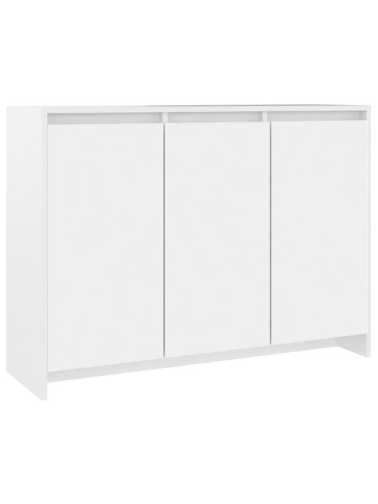 Příborník bílý 102 x 33 x 75 cm kompozitní dřevo