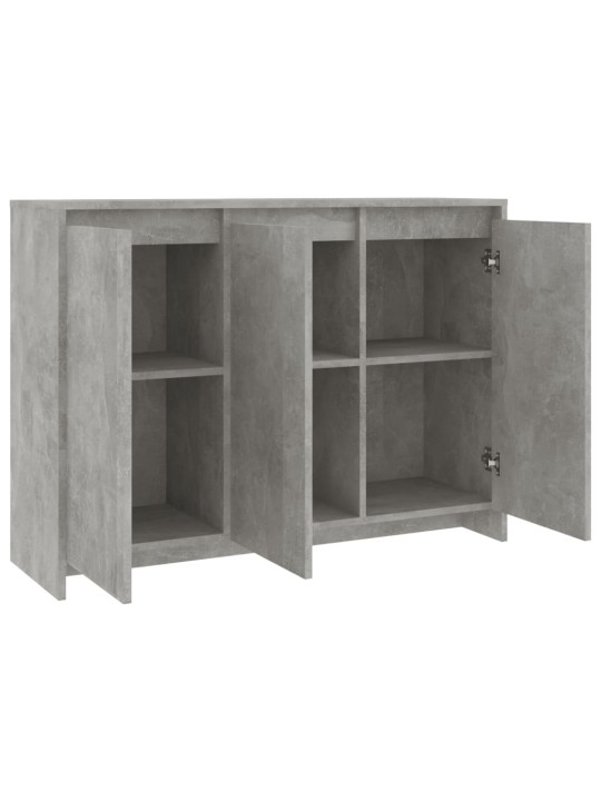 Příborník betonově šedý 102 x 33 x 75 cm kompozitní dřevo
