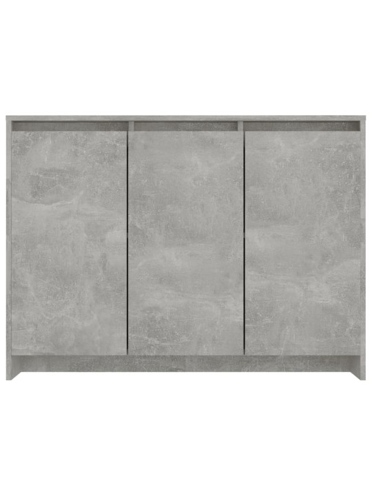 Příborník betonově šedý 102 x 33 x 75 cm kompozitní dřevo