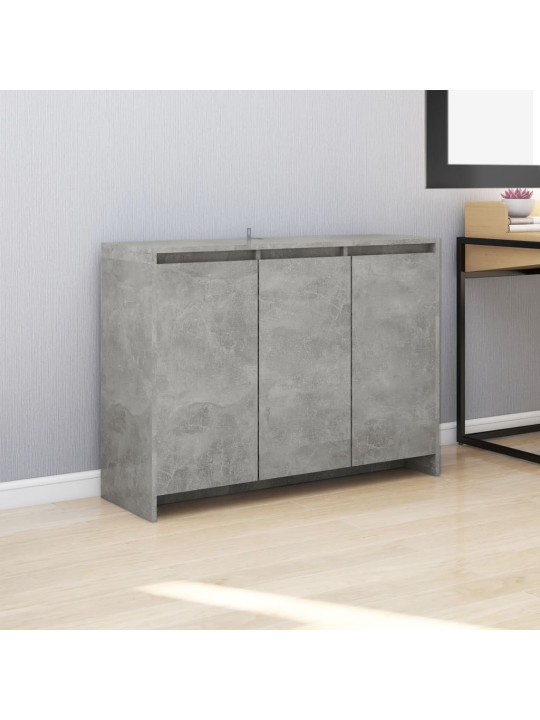 Příborník betonově šedý 102 x 33 x 75 cm kompozitní dřevo