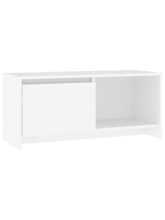 Tv skříňka bílá 90 x 35 x 40 cm dřevotříska