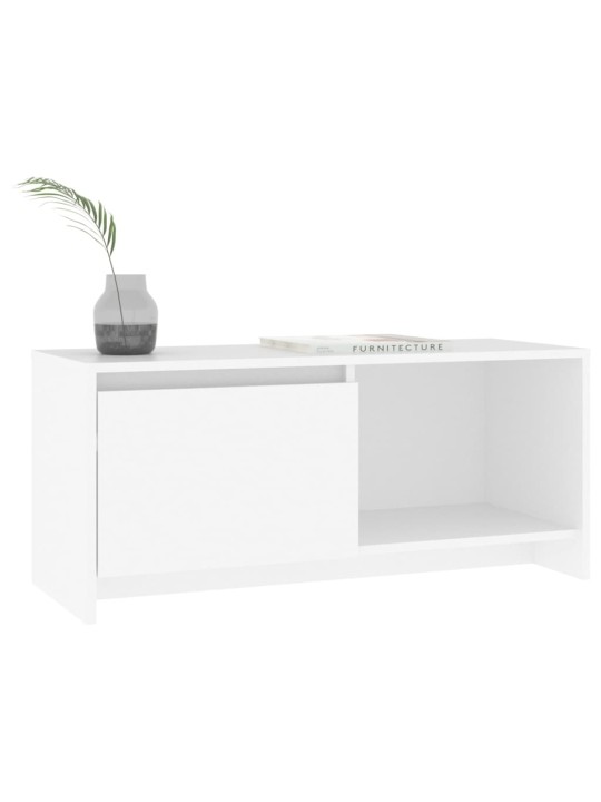 Tv skříňka bílá 90 x 35 x 40 cm dřevotříska